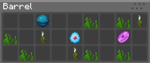 Use Special Systems as Separate Workflows - Manaphy Egg stored in the barrel inside its Deep Cold Ocean structure