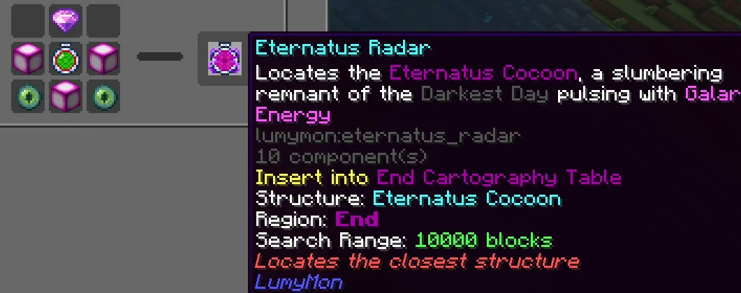 Craft the Eternatus Radar - Image 1