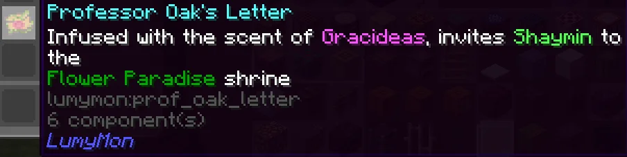 Professor Oak's Letter - Image 1