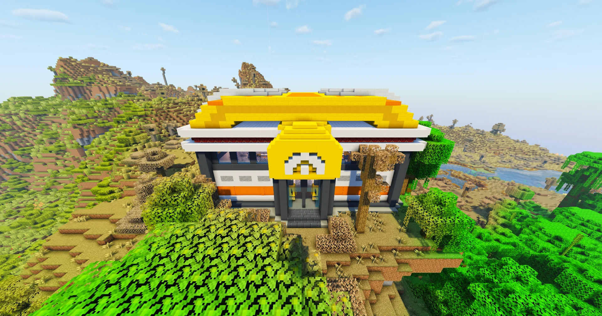 Corrado - Corrado's yellow gym exterior