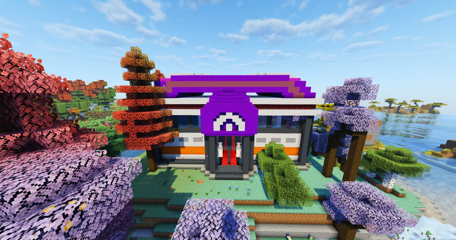 Fannie - Fannie's purple gym exterior