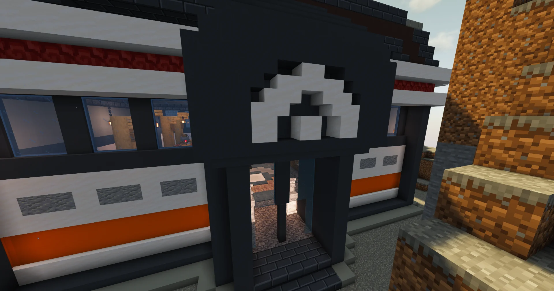 Ferruccio - Ferruccio's black-and-gray mountain gym exterior