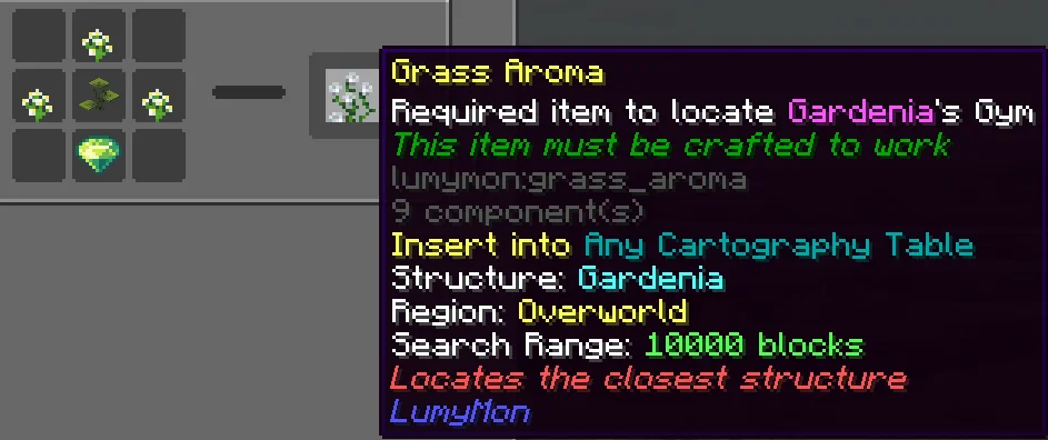 Gardenia - Grass Aroma crafting recipe