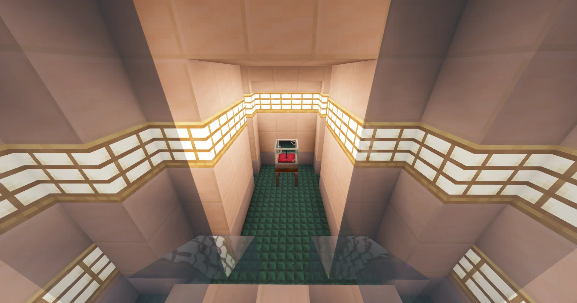 Omar - Back stairway leading to the side-loot corridor