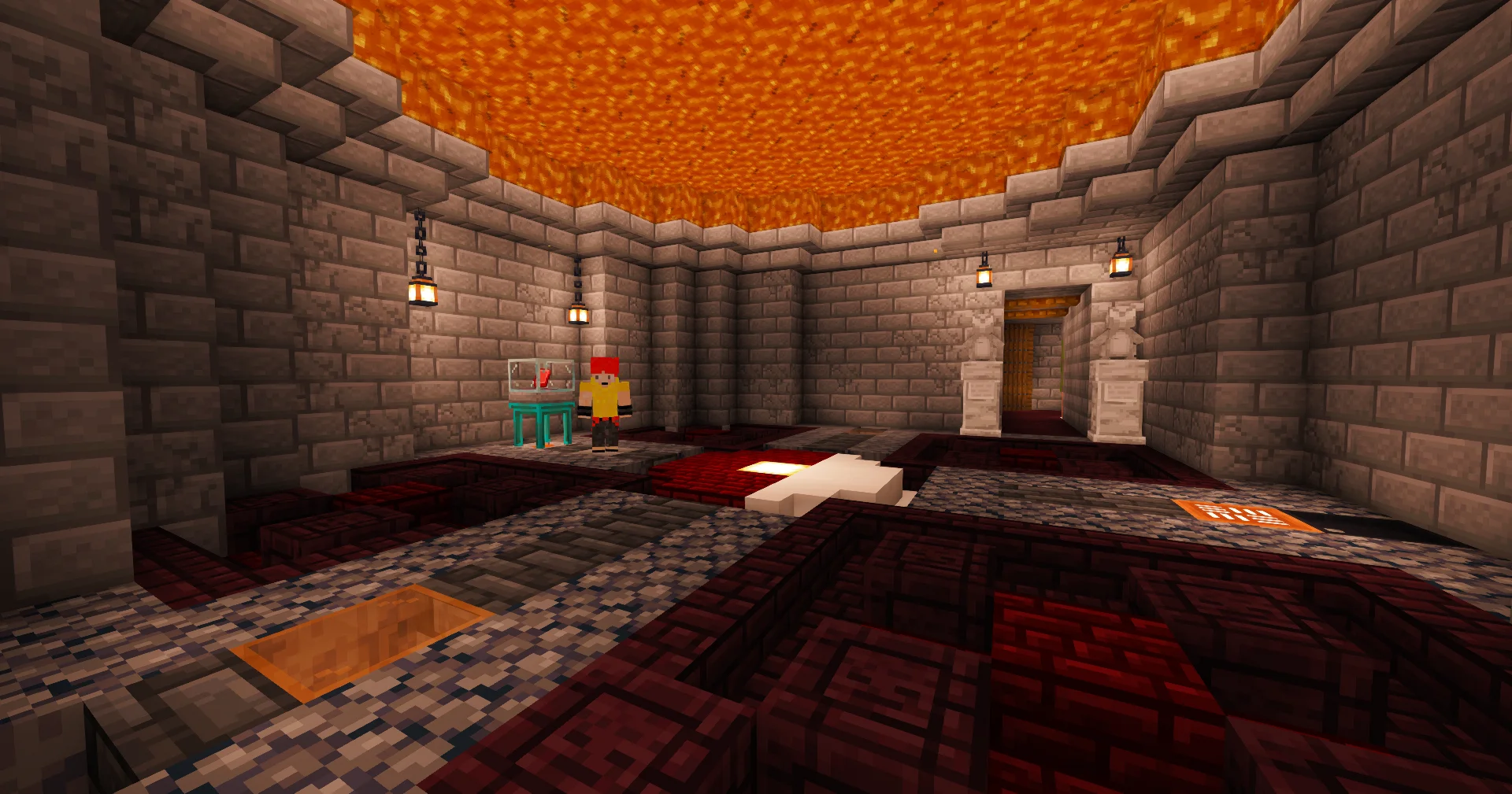 Vulcano - Right side of Vulcano's arena showing the barrel location
