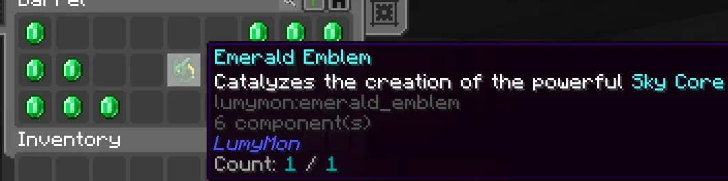 Obtain the Emerald Emblem - Emerald Emblem