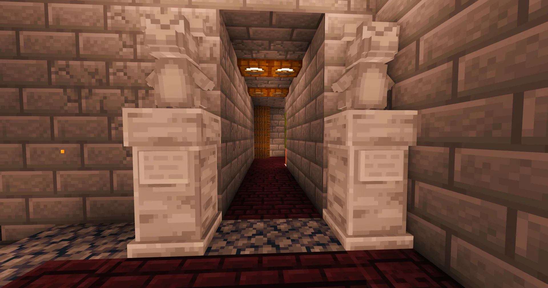 Luciano - Stone hallway and stairway leading to Luciano's room