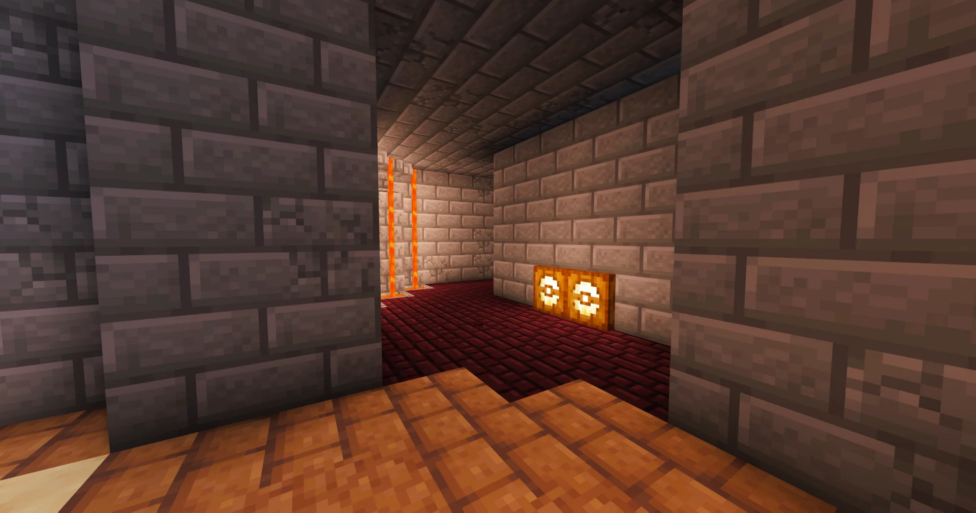 Vulcano - Entrance to Vulcano's fire-themed arena after Terrie's hallway
